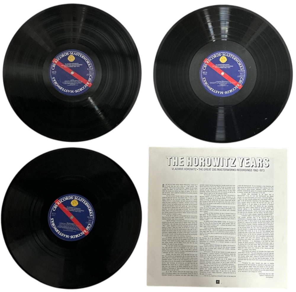 Vladimir Horowitz The Horowitz Years /The Great CBS Masterworks Recordings 1962-1973 German Vinyl Box Set VL0VXTH858308