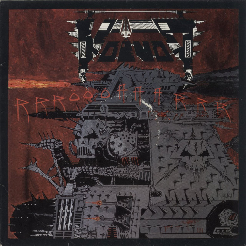 Voivod Rrröööaaarrr - EX German vinyl LP album (LP record) N0040