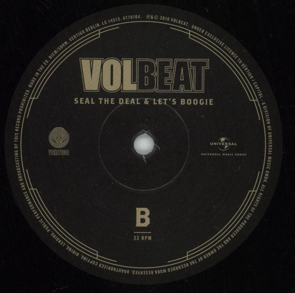 Volbeat Seal The Deal & Let's Boogie + CD Dutch 2-LP vinyl record set (Double LP Album) V3L2LSE775462