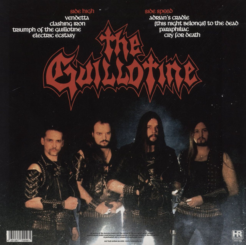 Vulture The Guillotine - Blue Transparent Vinyl German vinyl LP album (LP record) 4251267700561