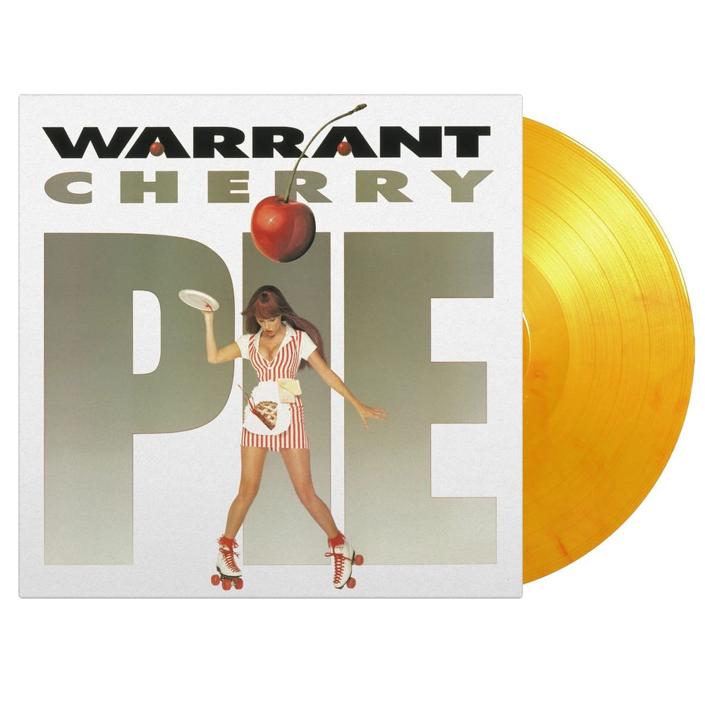 Warrant Cherry Pie - Yellow Marbled Vinyl 180 Gram - Numbered Edition UK vinyl LP album (LP record) MOVLP3112