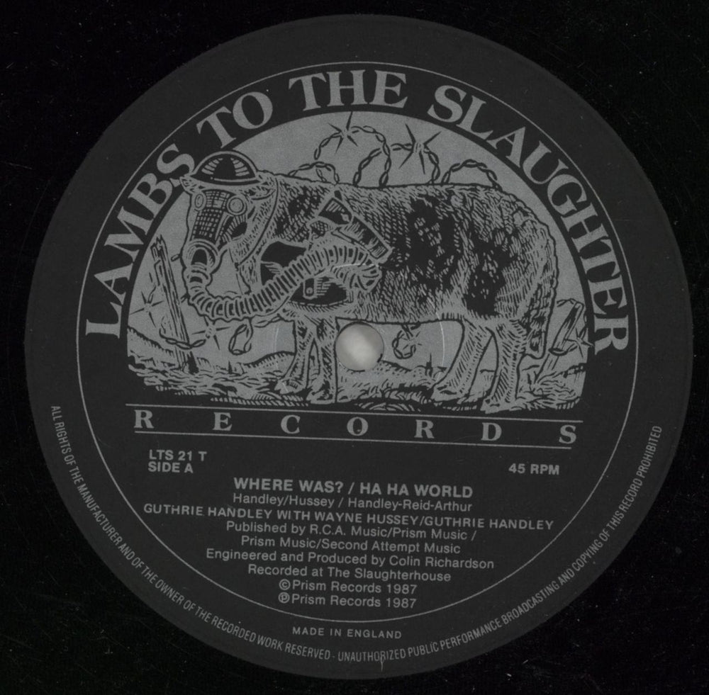 Wayne Hussey Where Was? UK 12" vinyl single (12 inch record / Maxi-single) XD112WH536662