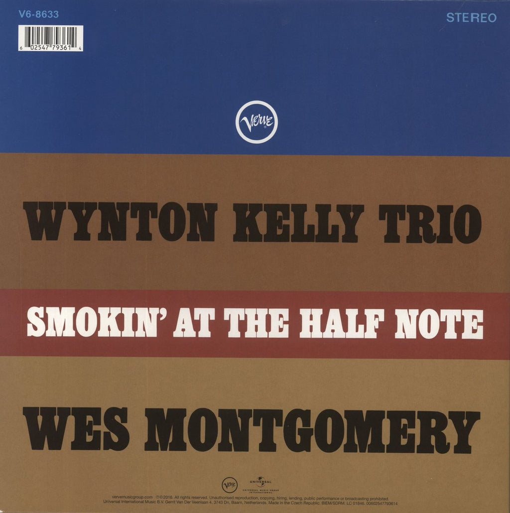 Wes Montgomery Smokin' At The Half Note - 180gm UK vinyl LP album (LP record) 602547793614
