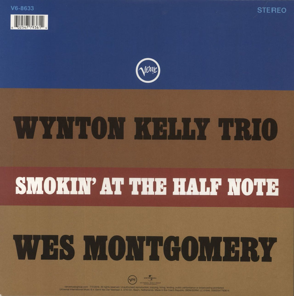 Wes Montgomery Smokin' At The Half Note - 180gm UK vinyl LP album (LP record) 602547793614
