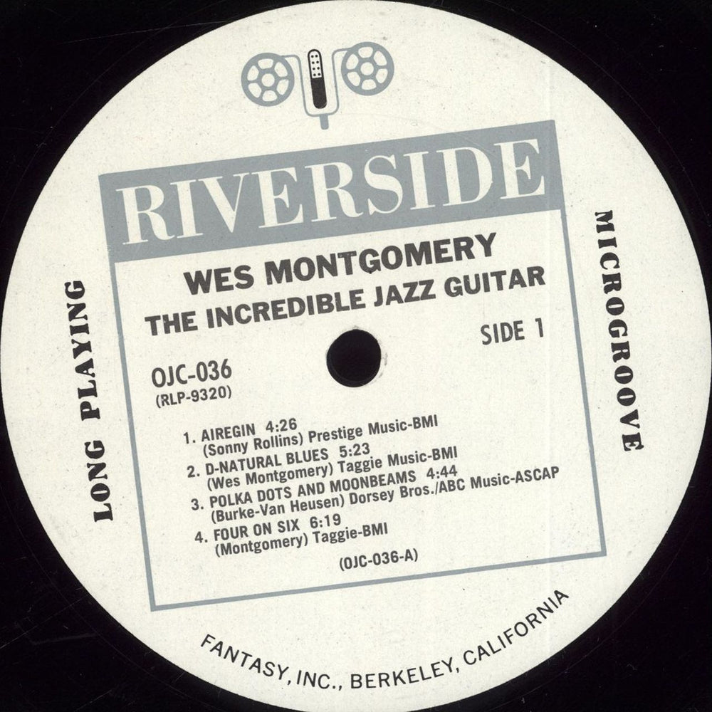 Wes Montgomery The Incredible Jazz Guitar Of Wes Montgomery US vinyl LP album (LP record) WMGLPTH468518