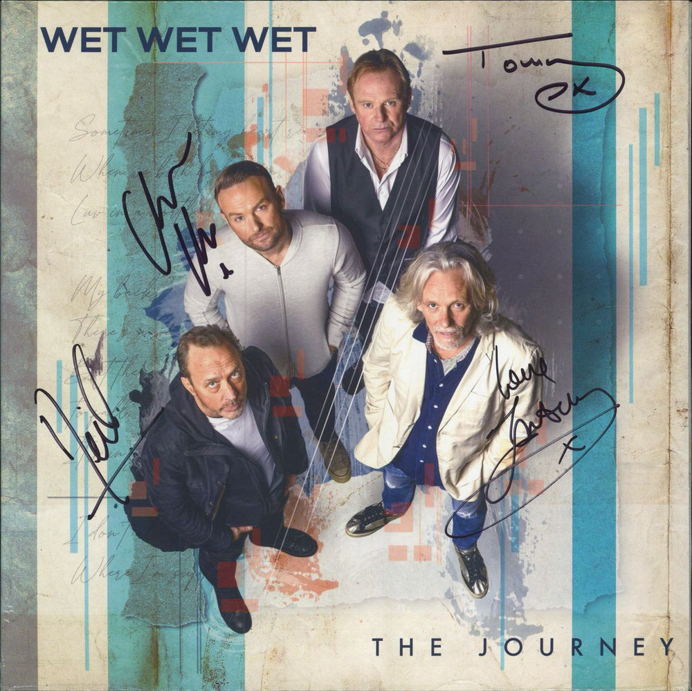 Wet Wet Wet The Journey - Red Vinyl + Autographed - Sealed UK vinyl LP album (LP record) DRYLP5