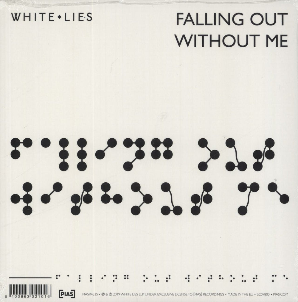 White Lies Hurt My Heart / Falling Out Without Me - Sealed UK 7" vinyl single (7 inch record / 45) 5400863021016