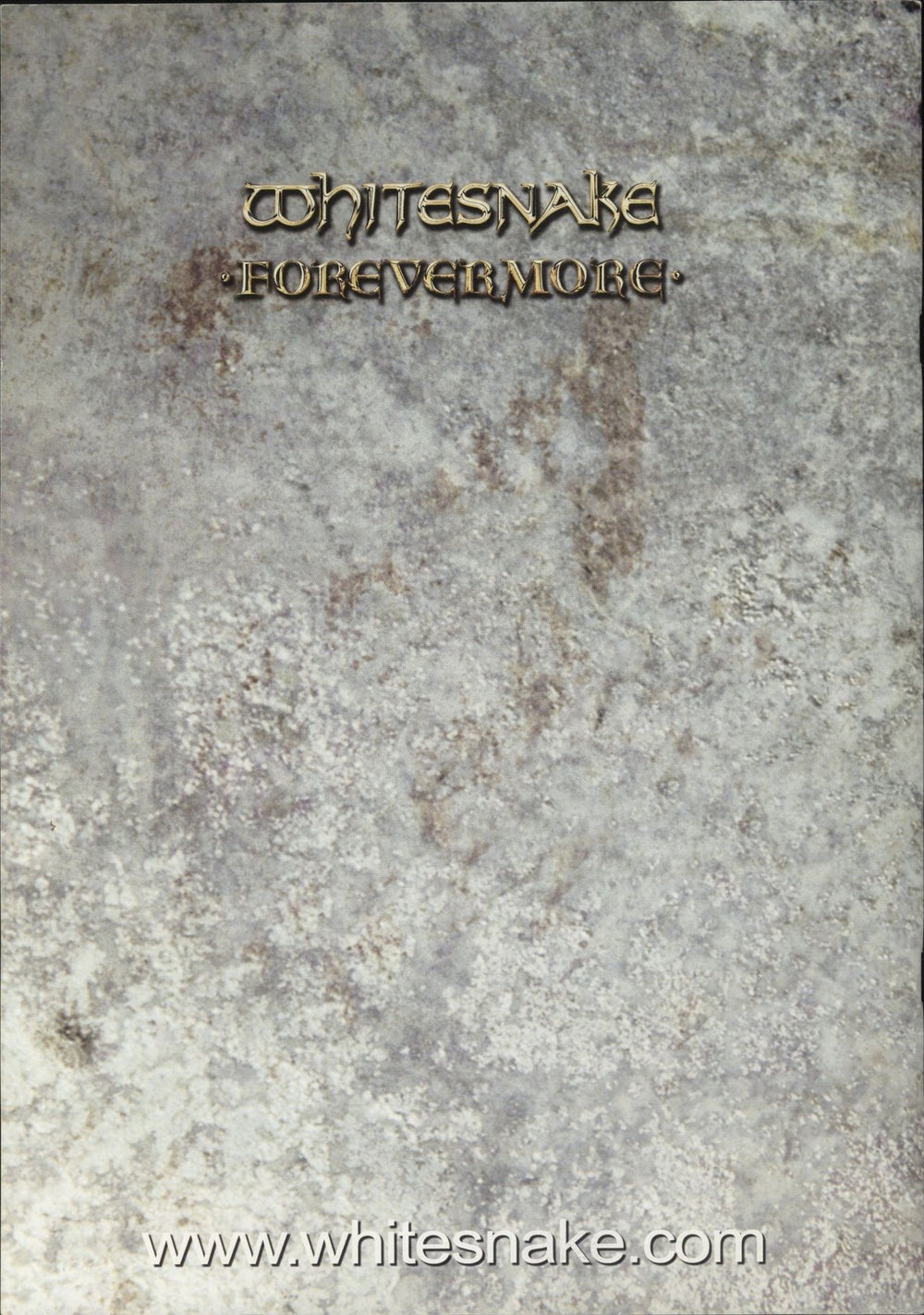 Whitesnake Forevermore UK tour programme