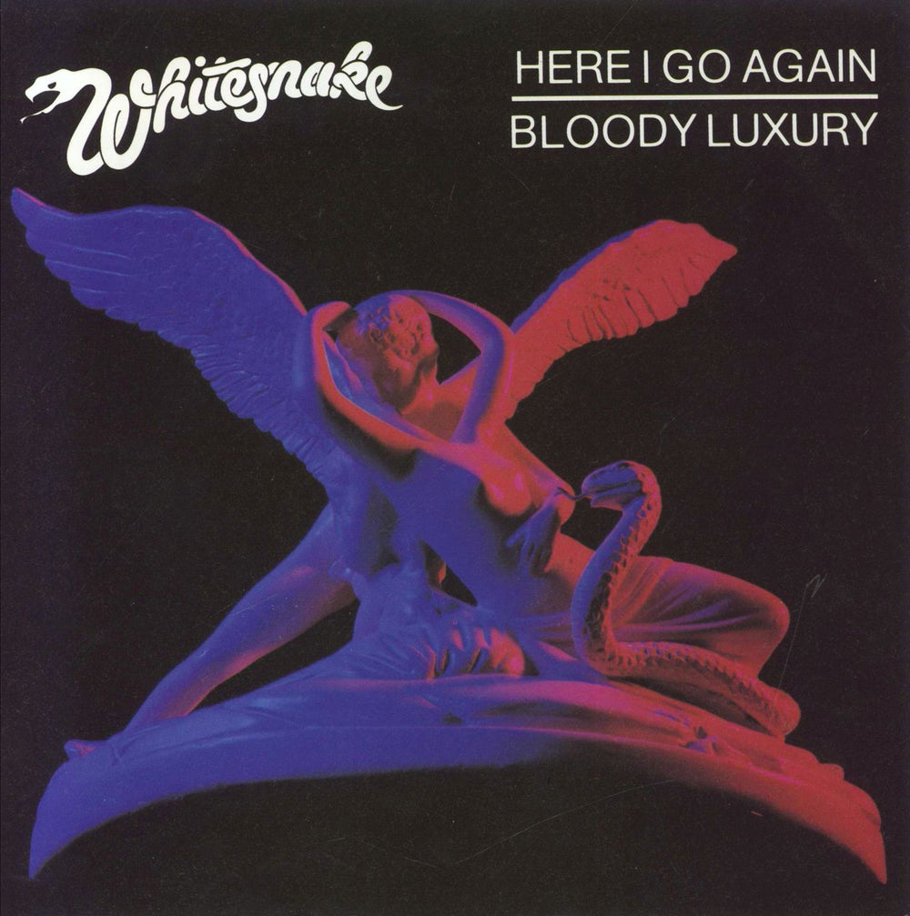 Whitesnake Here I Go Again - 1st UK 7" vinyl single (7 inch record / 45) BP416