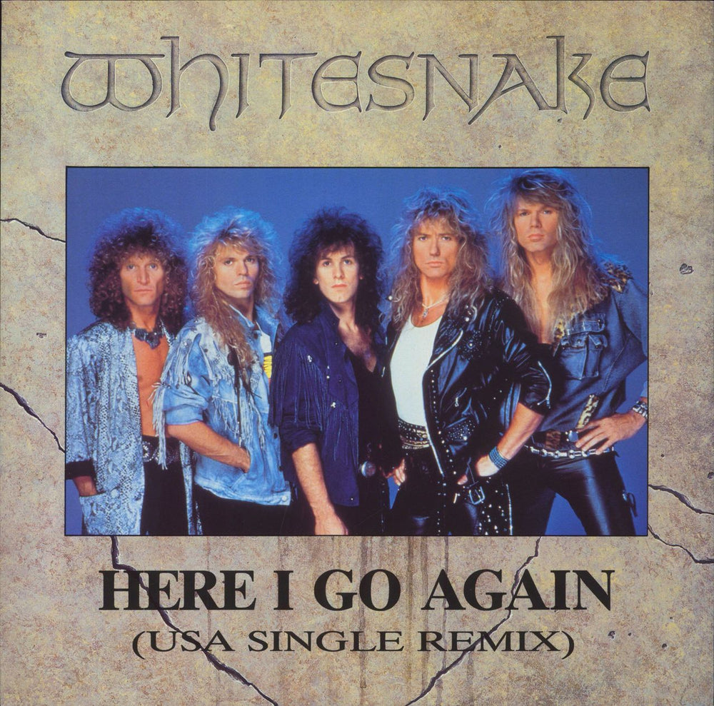 Whitesnake Here I Go Again - USA Single Remix UK 12" vinyl single (12 inch record / Maxi-single) 12EM35