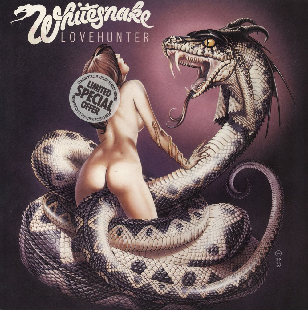 Whitesnake Lovehunter UK vinyl LP album (LP record) UAG30264