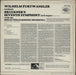 Wilhelm Furtwängler Wilhelm Furtwängler Conducts Bruckner: Seventh Symphony UK vinyl LP album (LP record)