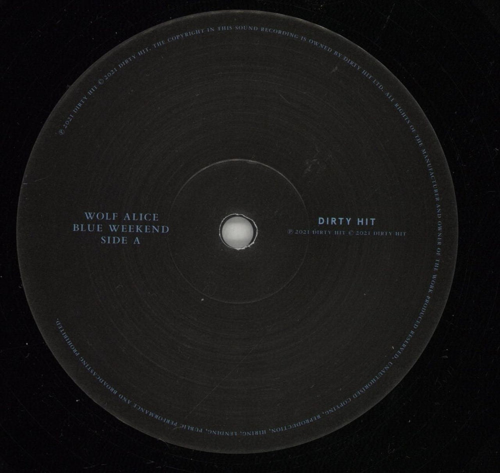 Wolf Alice Blue Weekend - Fully Autographed UK vinyl LP album (LP record) XZ6LPBL874602