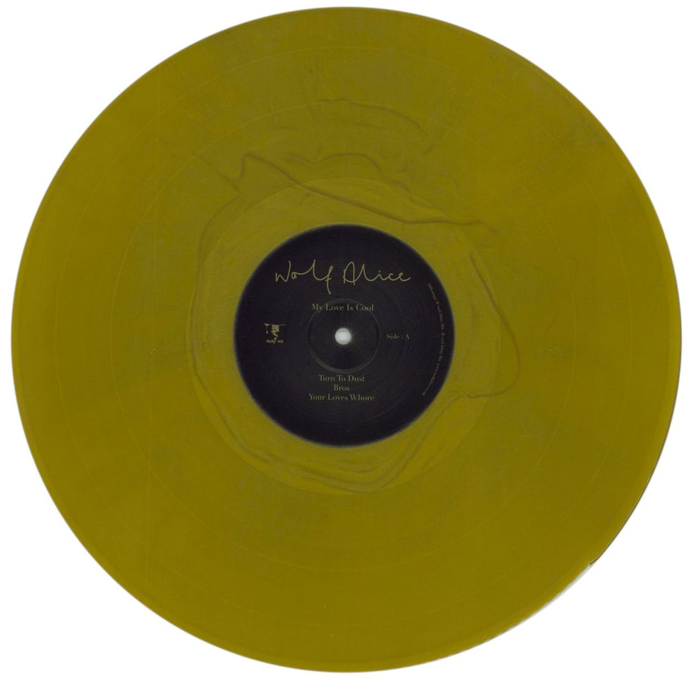 Wolf Alice My Love Is Cool - Gold Vinyl UK 2-LP vinyl record set (Double LP Album) XZ62LMY862370