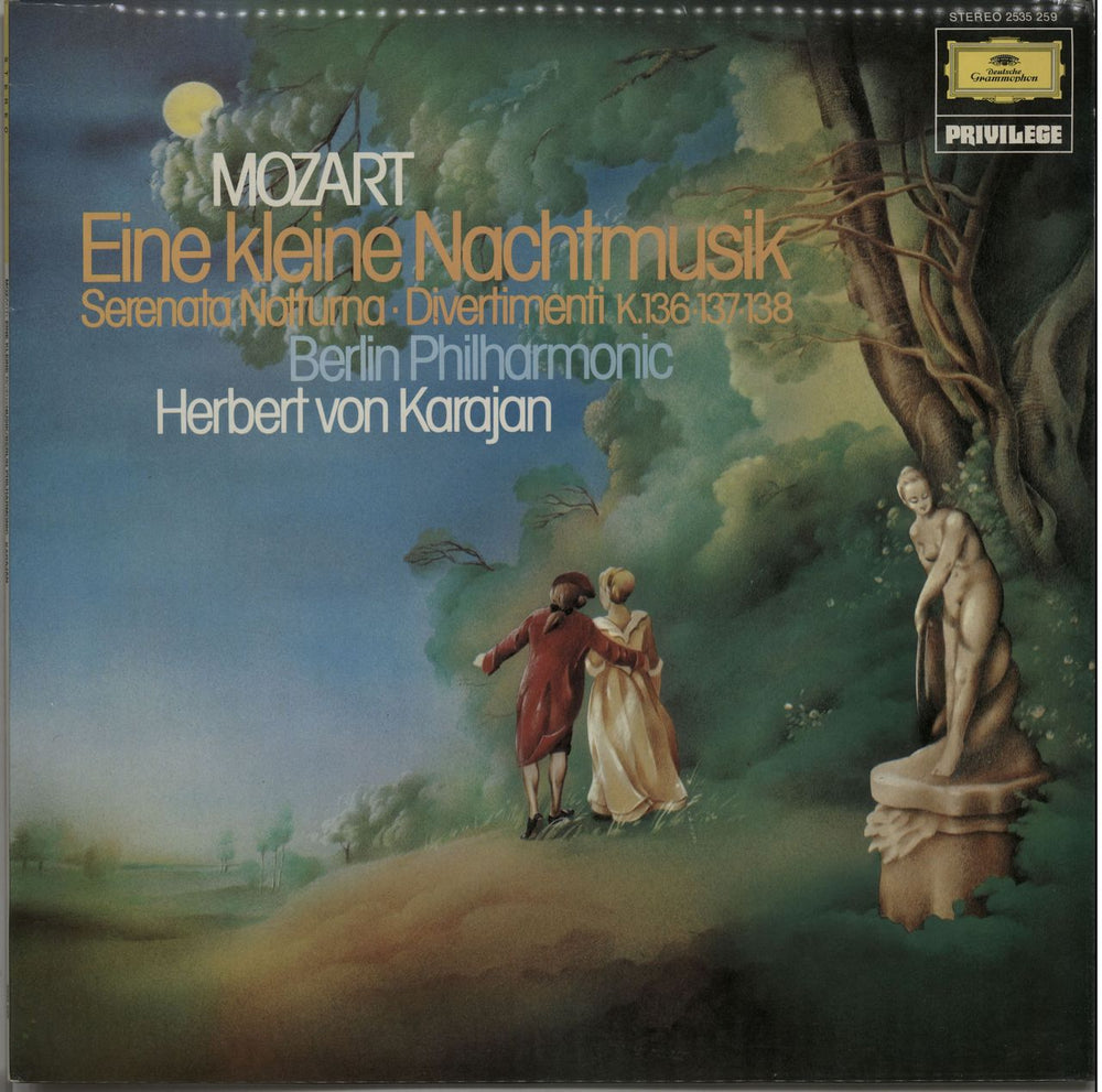 Wolfgang Amadeus Mozart Eine Kleine Nachtmusik / Serenata Notturna / Divertimenti K.136-137-138 UK vinyl LP album (LP record) 2535259