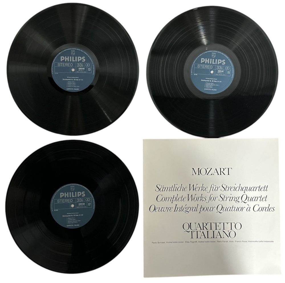 Wolfgang Amadeus Mozart Mozart: Complete Works For String Quartet Dutch Vinyl Box Set