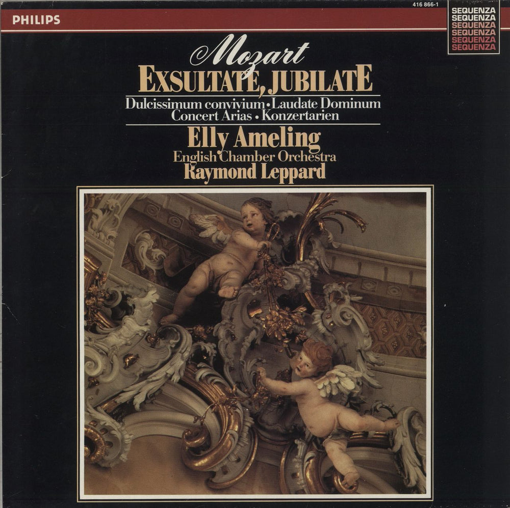 Wolfgang Amadeus Mozart Mozart: Exsulate, Jubilate Dutch vinyl LP album (LP record) 416866-1