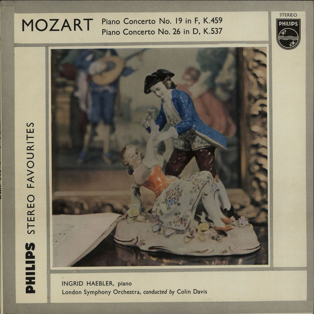 Wolfgang Amadeus Mozart Piano Concerto No. 19 In F, K.459 / Piano Concerto No. 26 In D, K.537 UK vinyl LP album (LP record) SGL5813