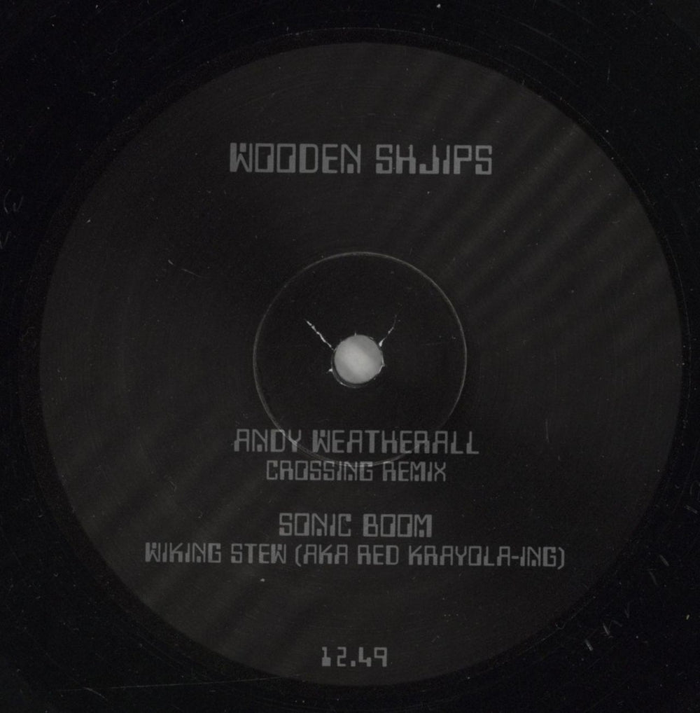 Wooden Shjips Remixes - Black Vinyl US 12" vinyl single (12 inch record / Maxi-single) ZQP12RE875137