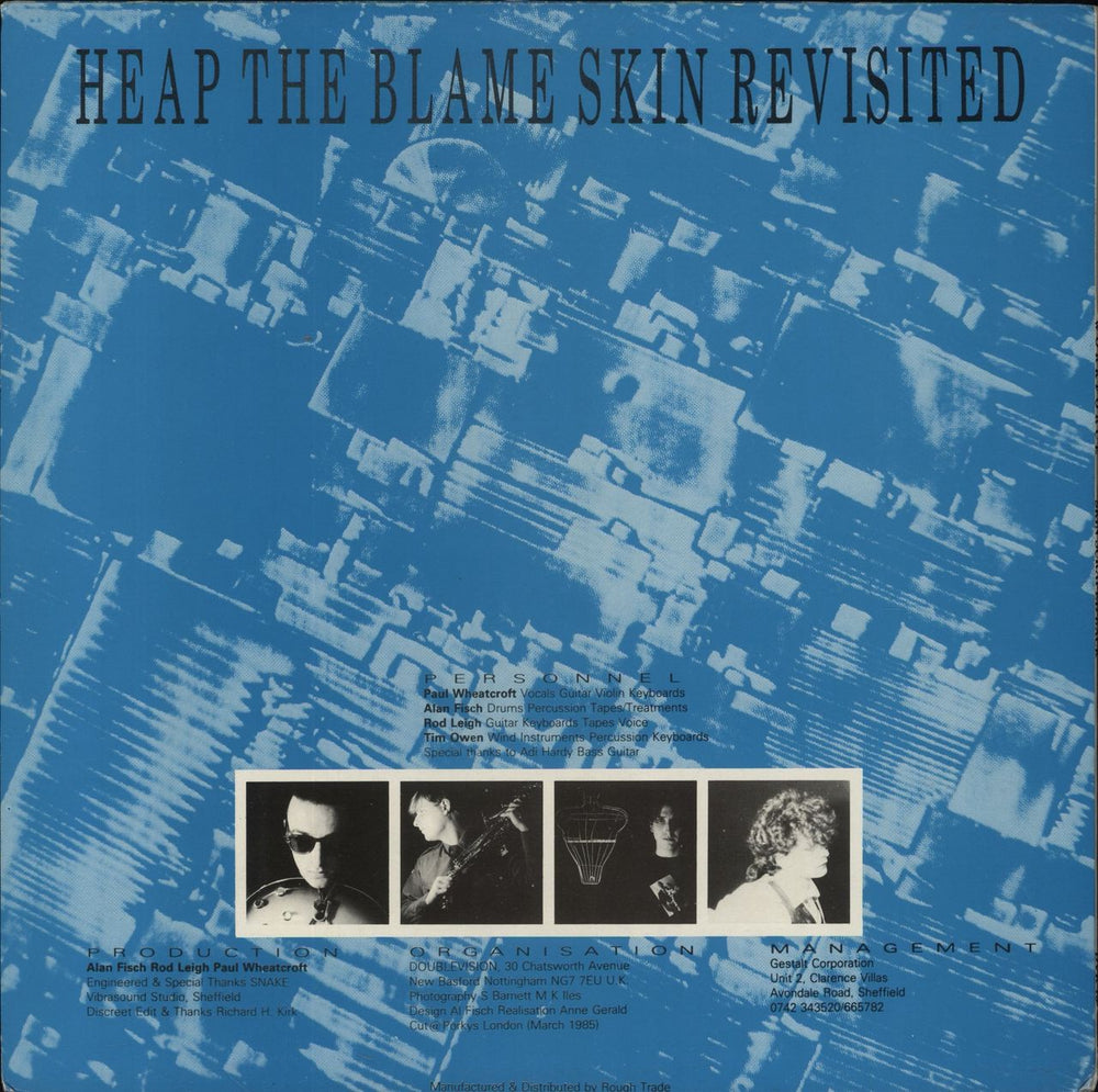 Workforce Skin Scraped Back UK 12" vinyl single (12 inch record / Maxi-single)