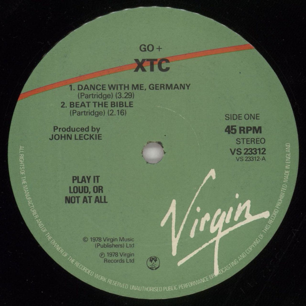 XTC Go 2 + 12" UK vinyl LP album (LP record) XTCLPGO210231