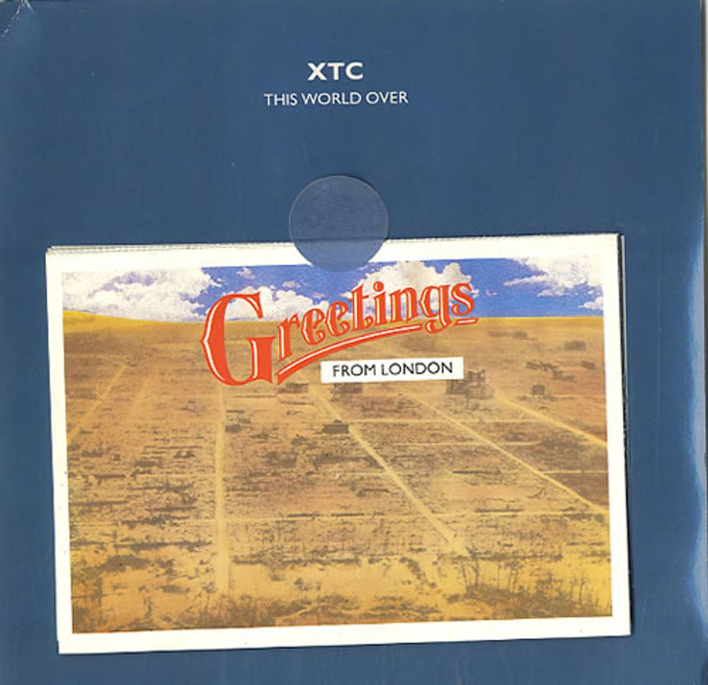 XTC This World Over + Postcards UK 7" vinyl single (7 inch record / 45) VS721