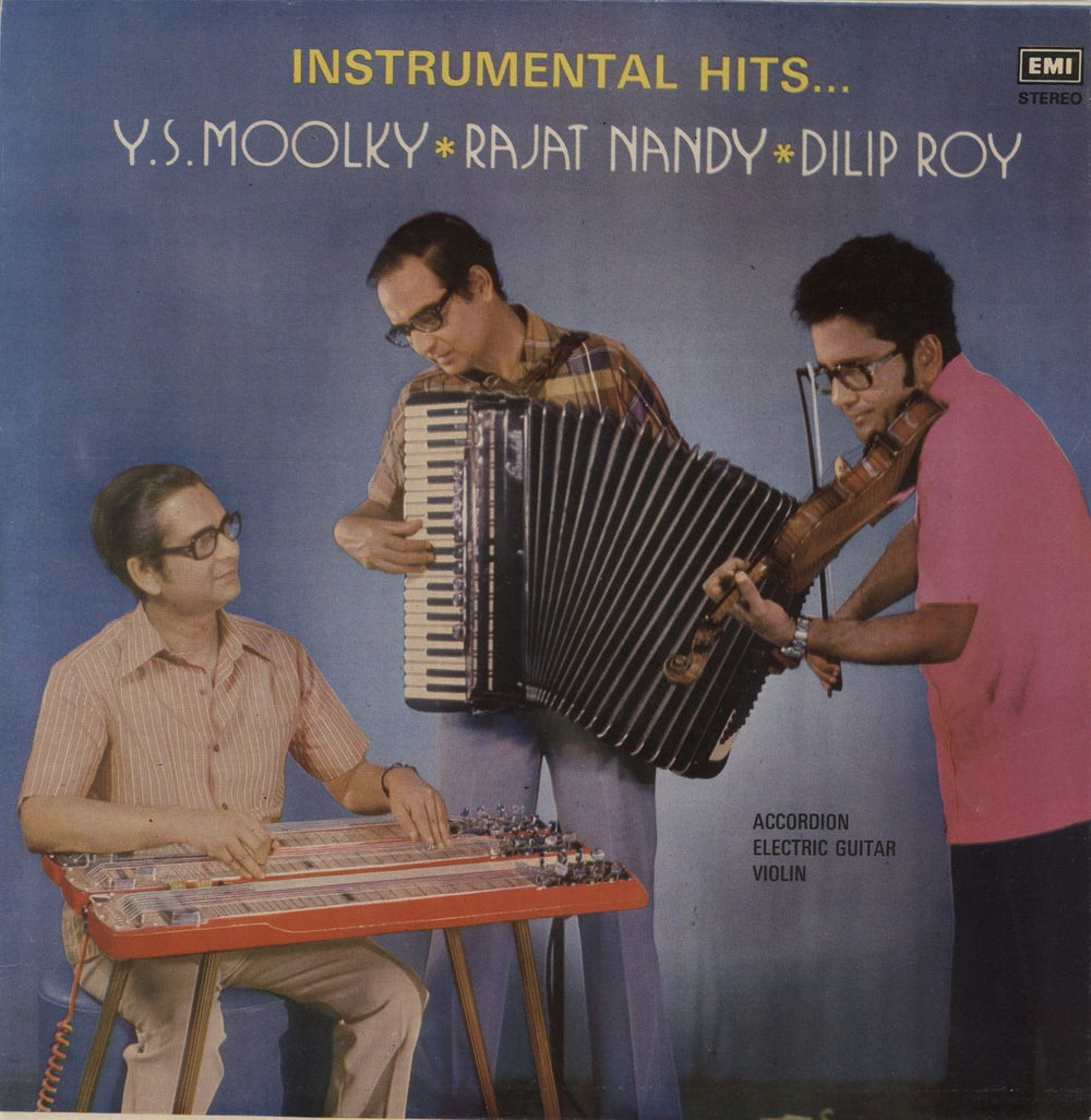 Y. S. Moolky Instrumental Hits... Indian vinyl LP album (LP record) S/MOCE3009