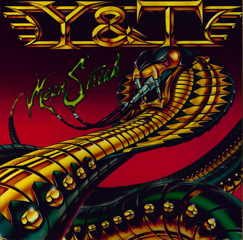 Y&T Mean Streak Dutch vinyl LP album (LP record) AMLH64960