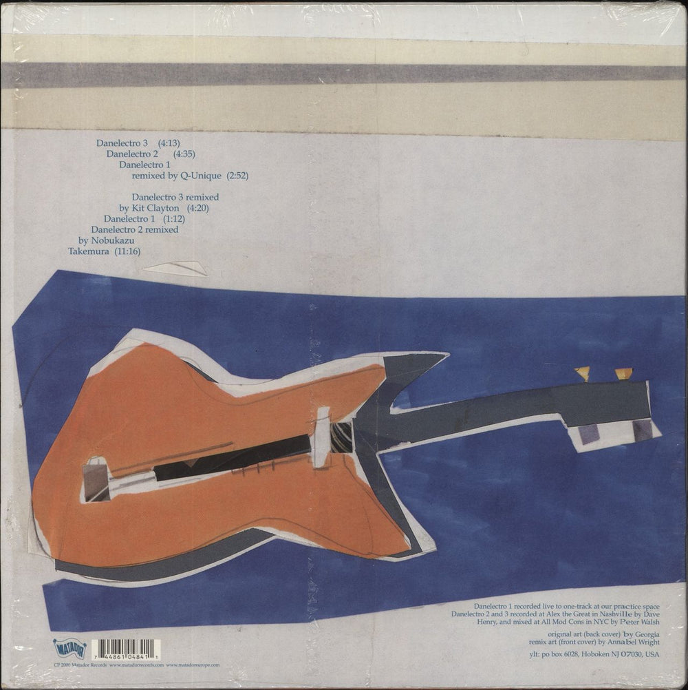 Yo La Tengo Danelectro - 150gm Vinyl US 12" vinyl single (12 inch record / Maxi-single) 744861048411