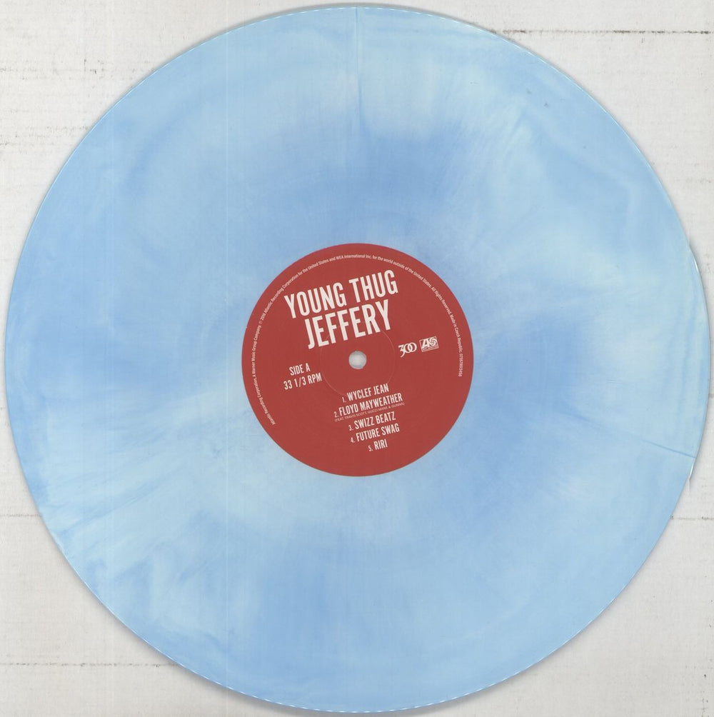 Young Thug Jeffery - RSD - Blue Galaxy Vinyl UK vinyl LP album (LP record) 860LPJE861333
