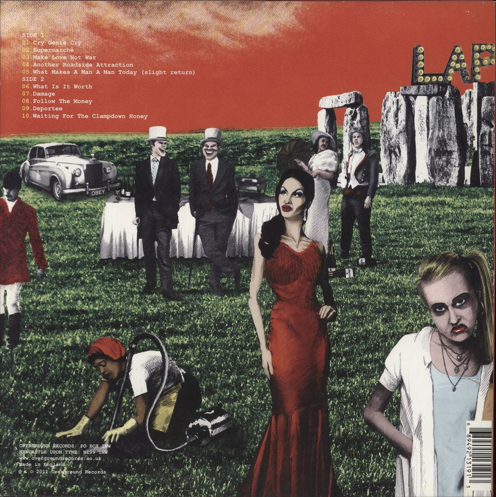 Zounds The Redemption Of Zounds - Red Vinyl UK vinyl LP album (LP record) 689492131913