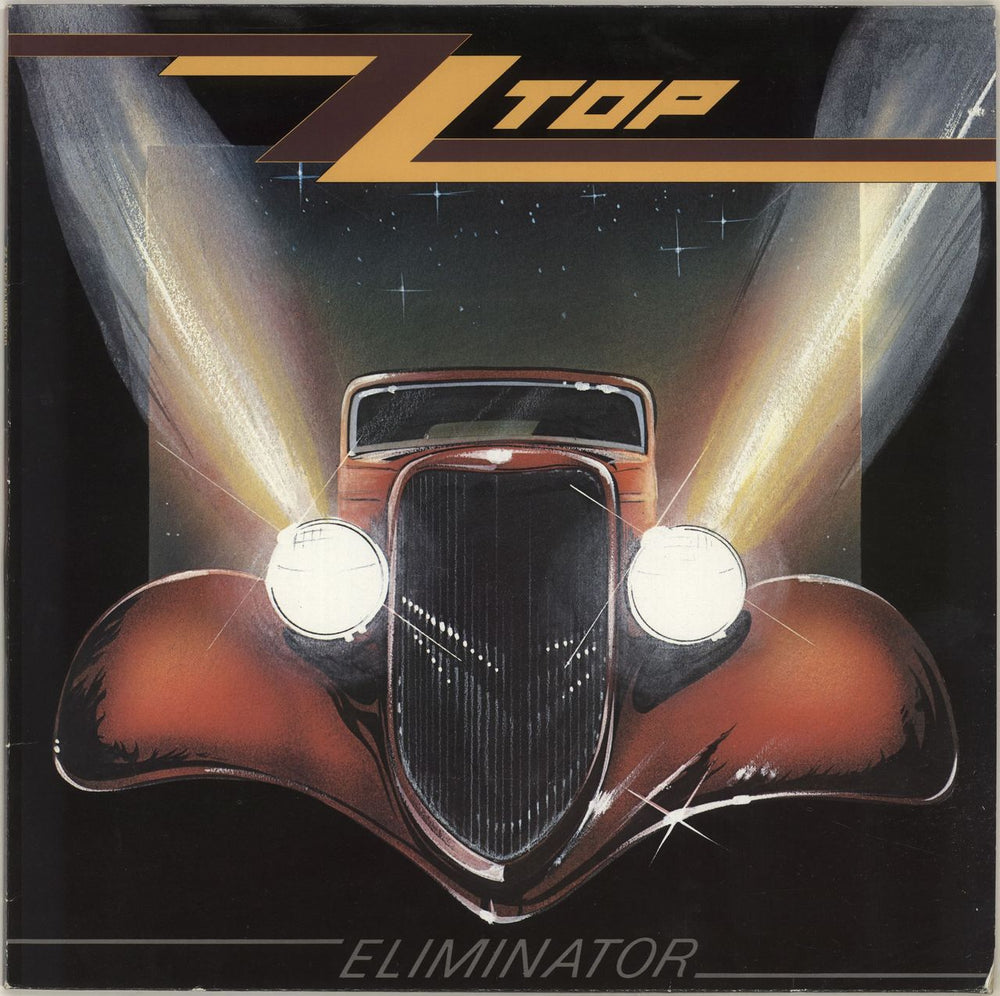 ZZ Top Eliminator + Merch Insert German vinyl LP album (LP record) 92-3774-1