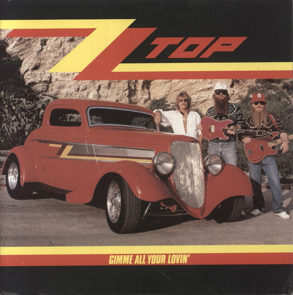 ZZ Top Gimme All Your Lovin' - paper label UK 7" vinyl single (7 inch record / 45) W9693