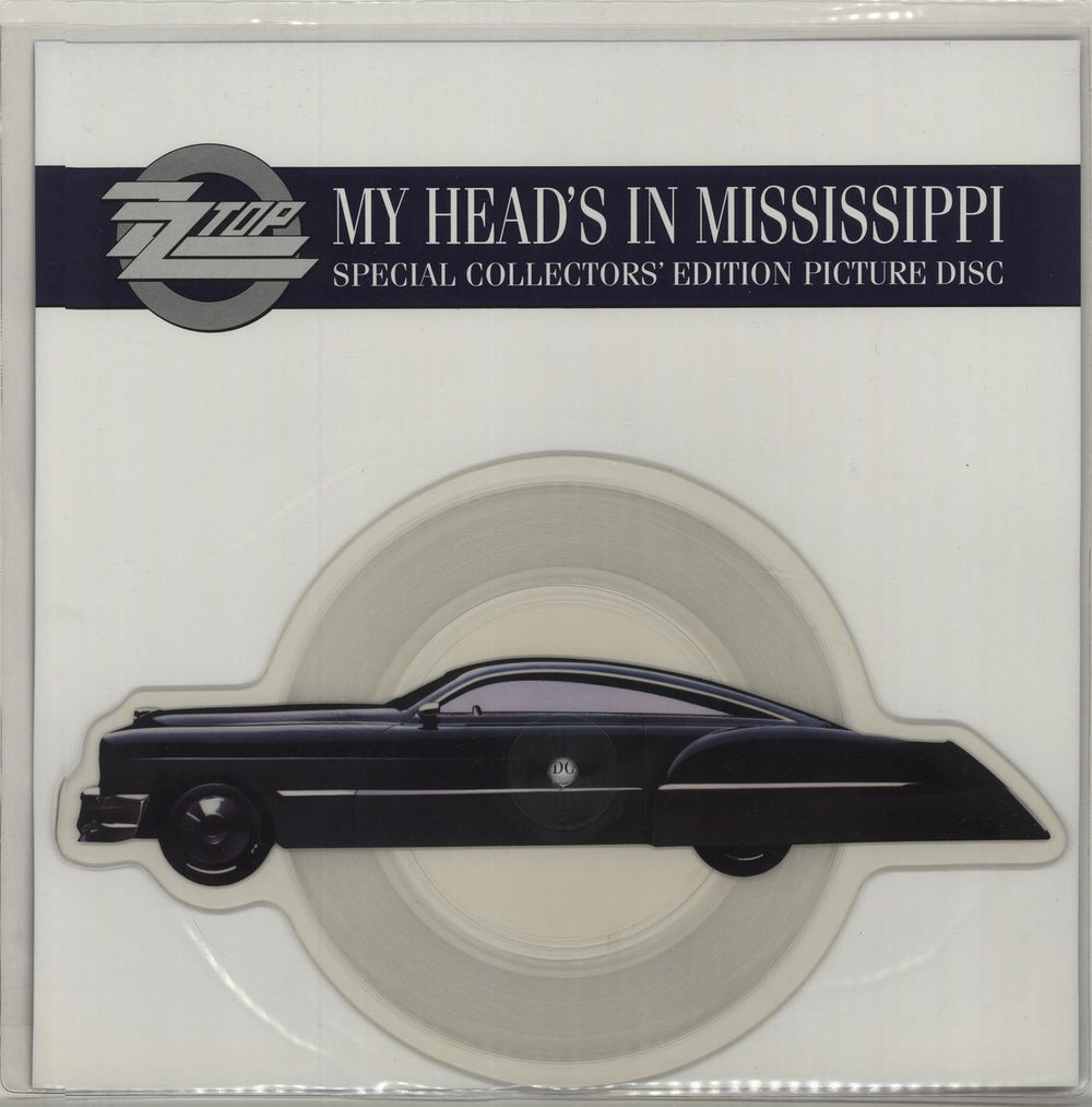 ZZ Top My Head's In Mississippi UK shaped picture disc (picture disc vinyl record) W0009P