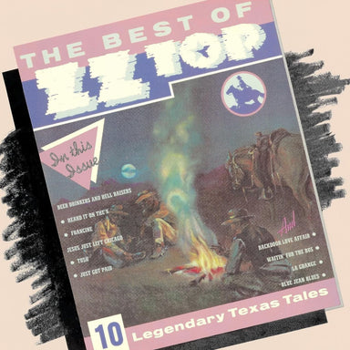 ZZ Top The Best Of ZZ Top - Blue-Jean Blue Vinyl - Sealed UK vinyl LP album (LP record) ZZTLPTH835308