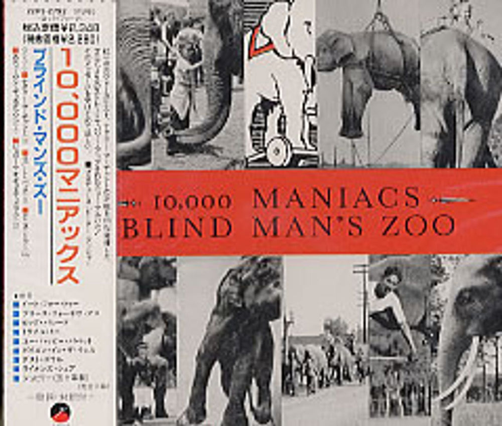 10,000 Maniacs Blind Man's Zoo Japanese Promo CD album (CDLP) 22P2-2792