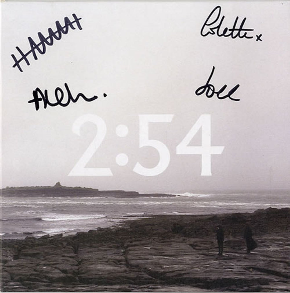 2:54 (Two Fifty Four) Creeping - Autographed UK 7" vinyl single (7 inch record / 45) 2797372