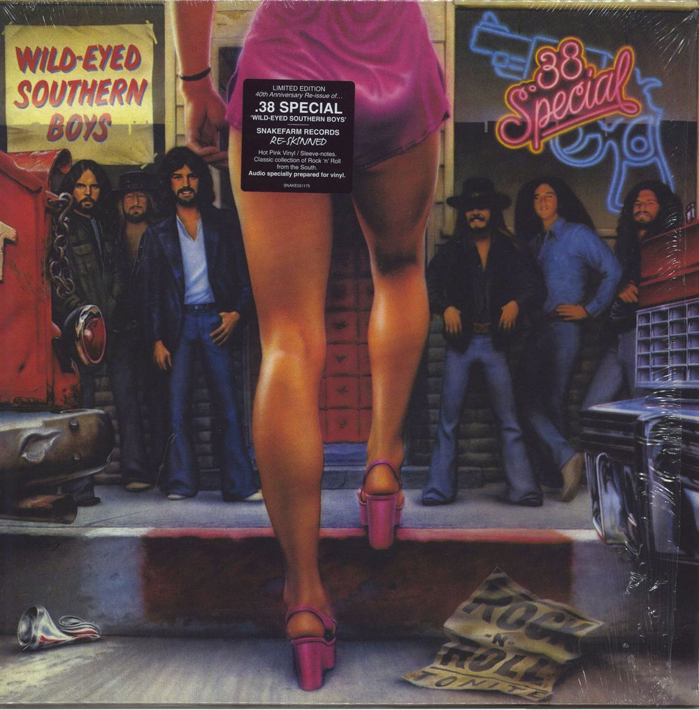 38 Special Wild-Eyed Southern Boys - Pink Vinyl US vinyl LP album (LP record) SP-4835