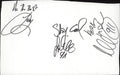 911 Full Set of Autographs UK memorabilia AUTOGRAPHS