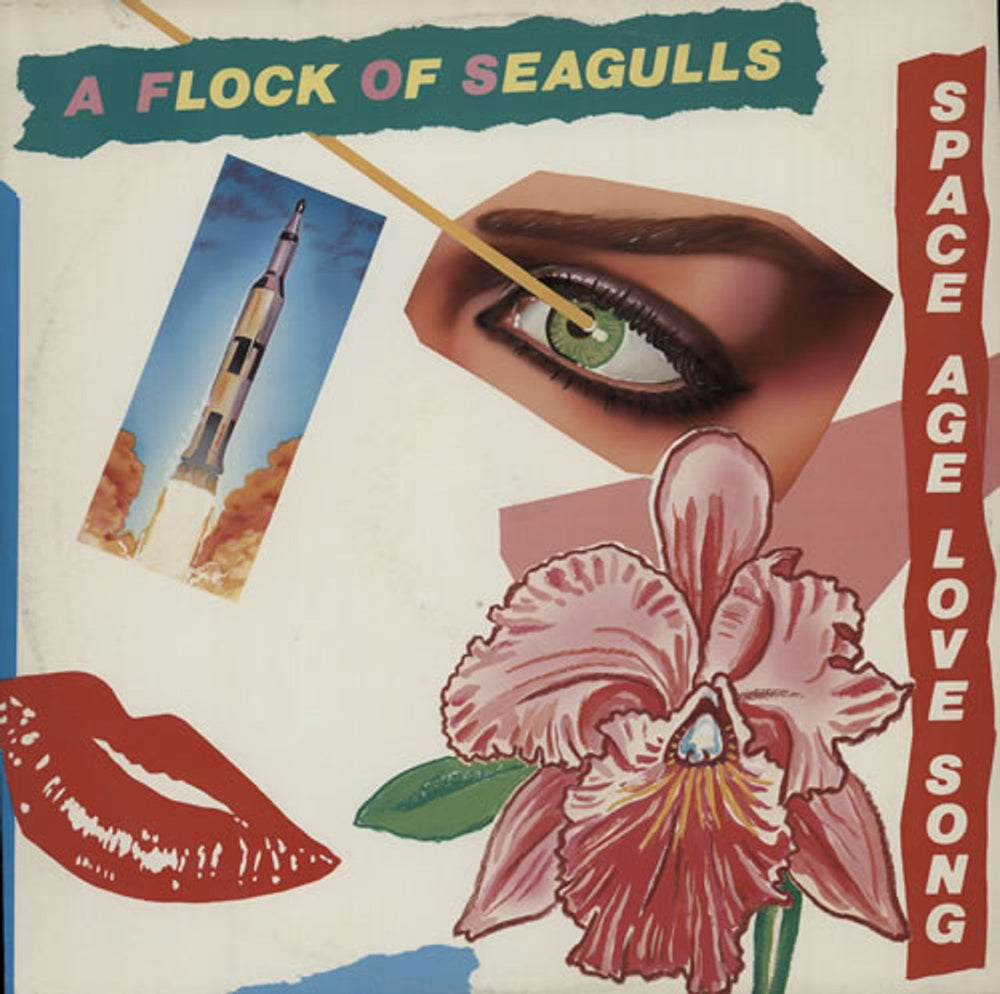 A Flock Of Seagulls Space Age Love Song UK 12" vinyl single (12 inch record / Maxi-single) JIVET17