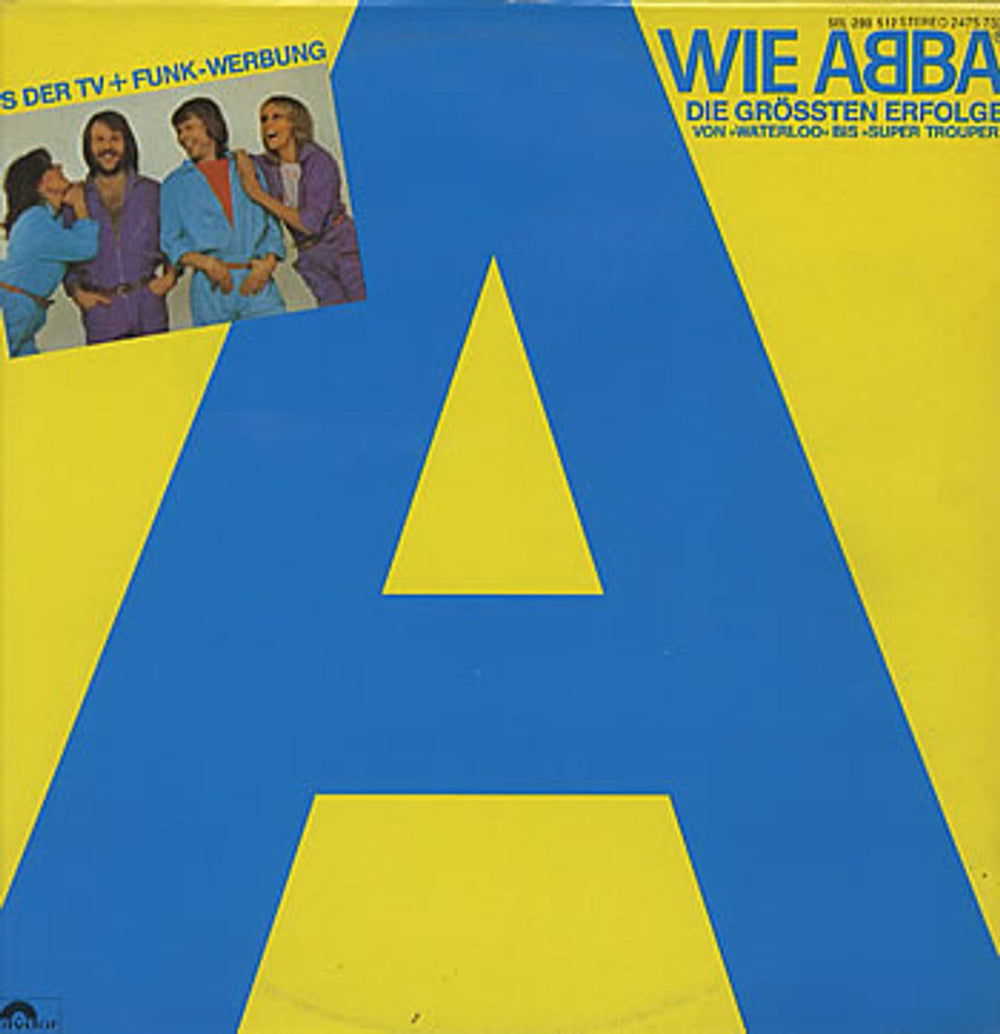 Abba A Wie Abba UK vinyl LP album (LP record) SEL-200512