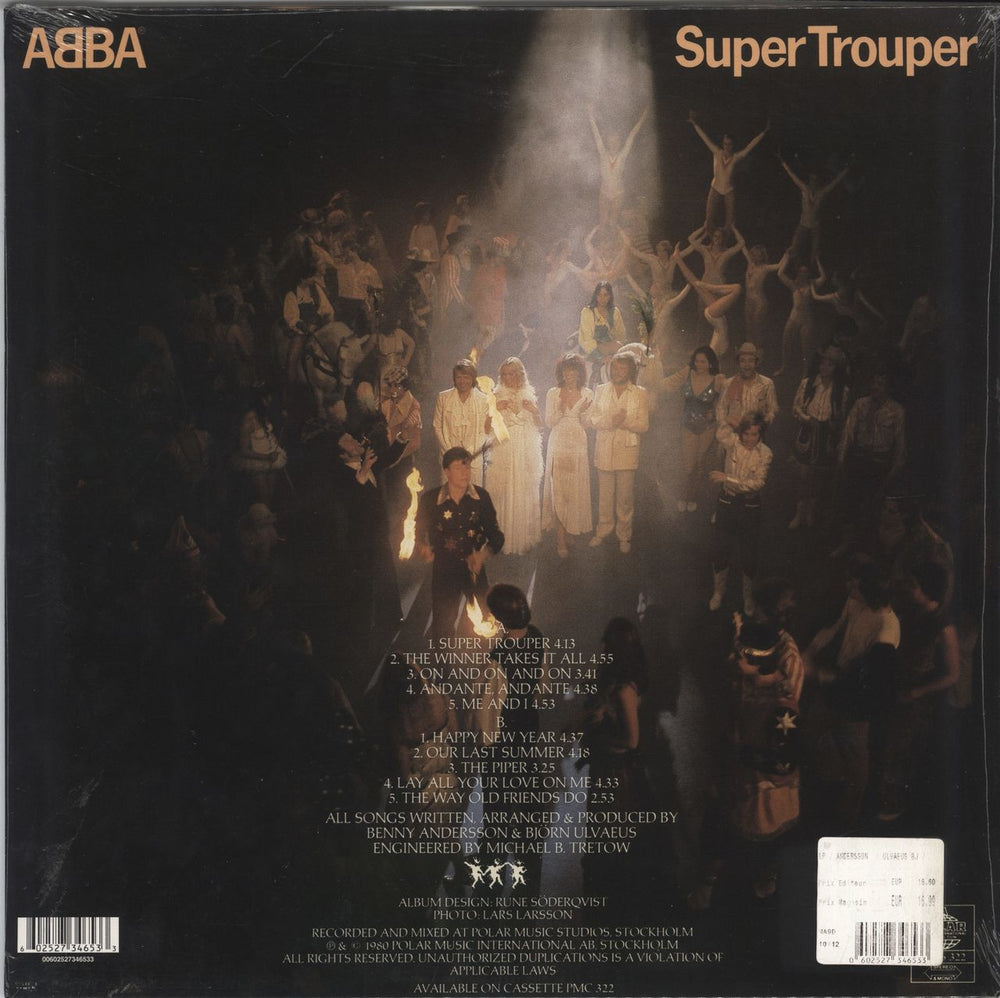 Abba Super Trouper - 180g - Sealed UK vinyl LP album (LP record) 602527346533