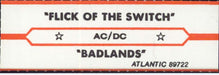 AC/DC Flick Of The Switch + P/S & Juke Box Tab US 7" vinyl single (7 inch record / 45)