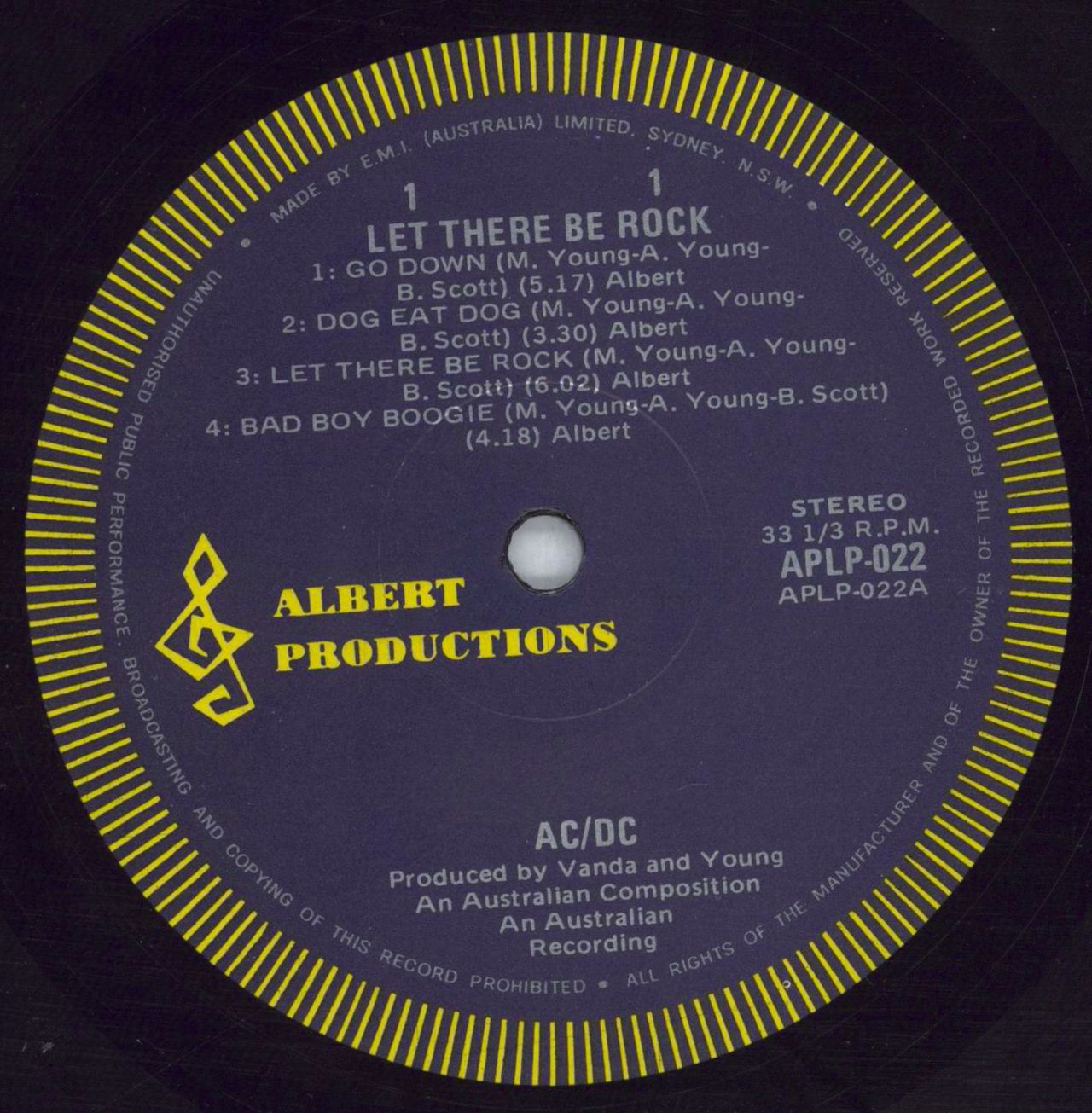 AC/DC Let There Be Rock - Gatefold - EX Australian Vinyl LP — RareVinyl.com