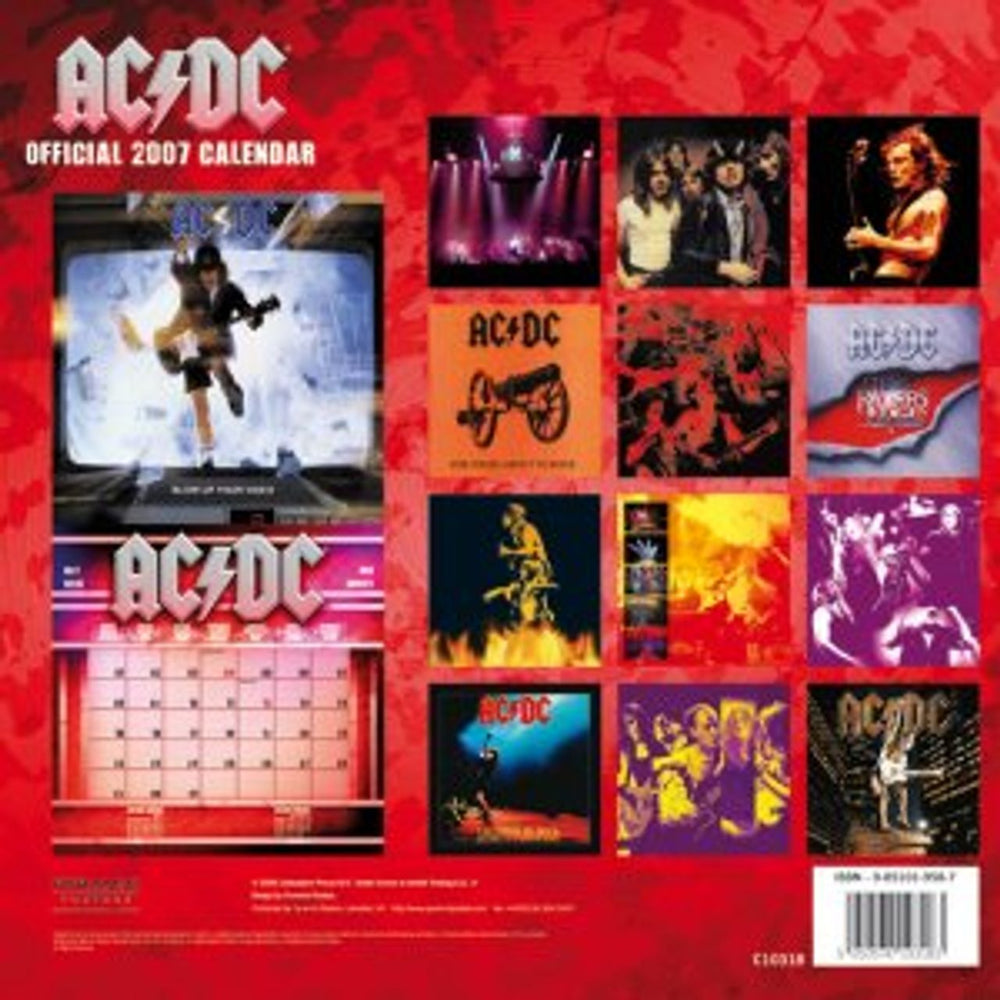 AC/DC Official Calendar 2007 UK calendar ACDCAOF353616