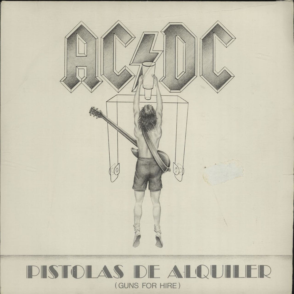 AC/DC Pistolas De Alquiler Spanish Promo 7" vinyl single (7 inch record / 45) 789774-7