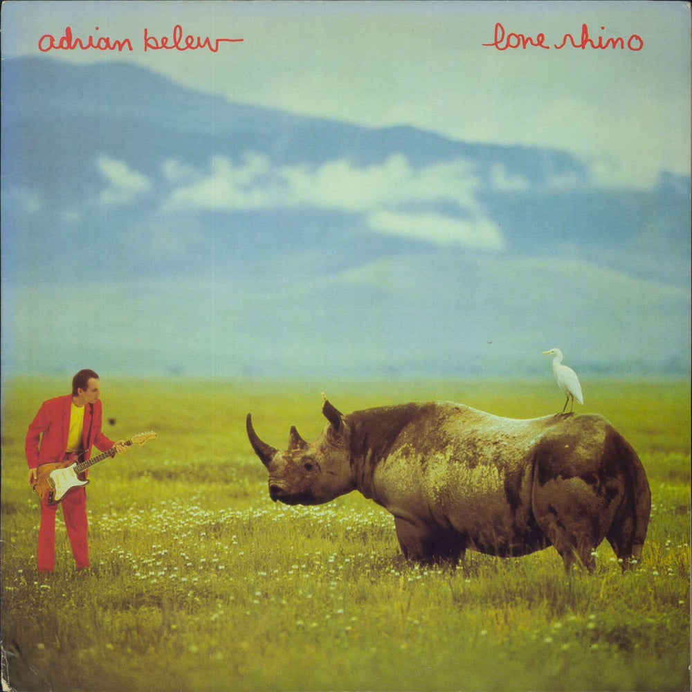 Adrian Belew Lone Rhino US vinyl LP album (LP record) IL9751