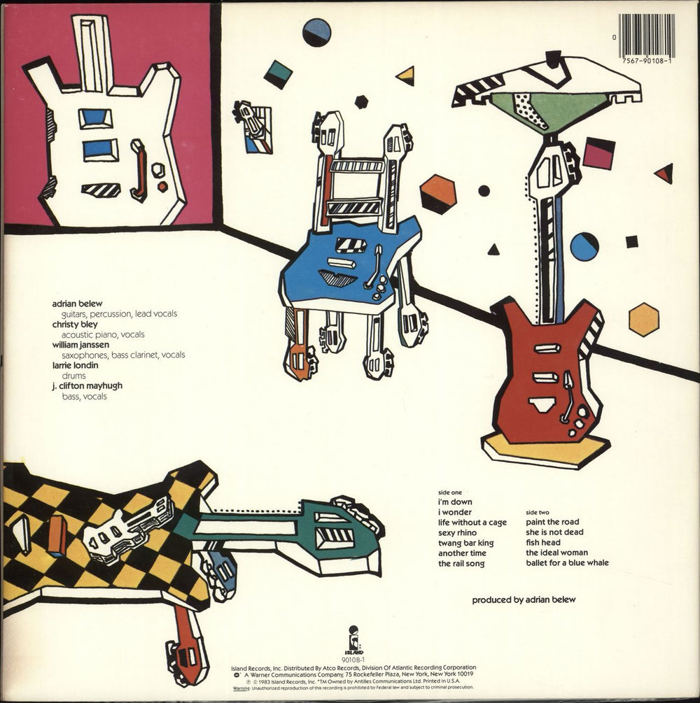 Adrian Belew Twang Bar King US media press kit 075679010810