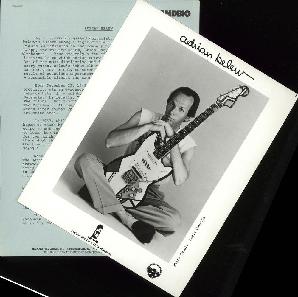 Adrian Belew Twang Bar King US media press kit BEWKITW702578