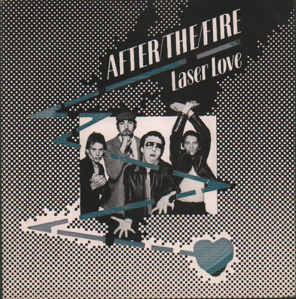 After The Fire Laser Love - Orange Injection Vinyl UK 7" vinyl single (7 inch record / 45) CBS7769